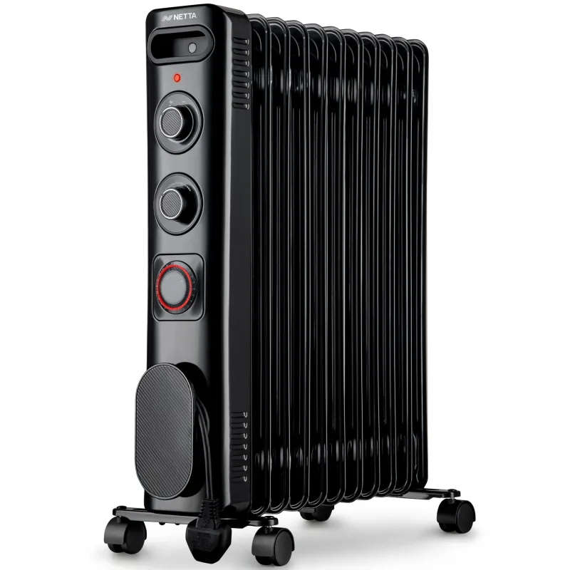 NETTA 2500W Oil Filled Radiator with 24H Timer